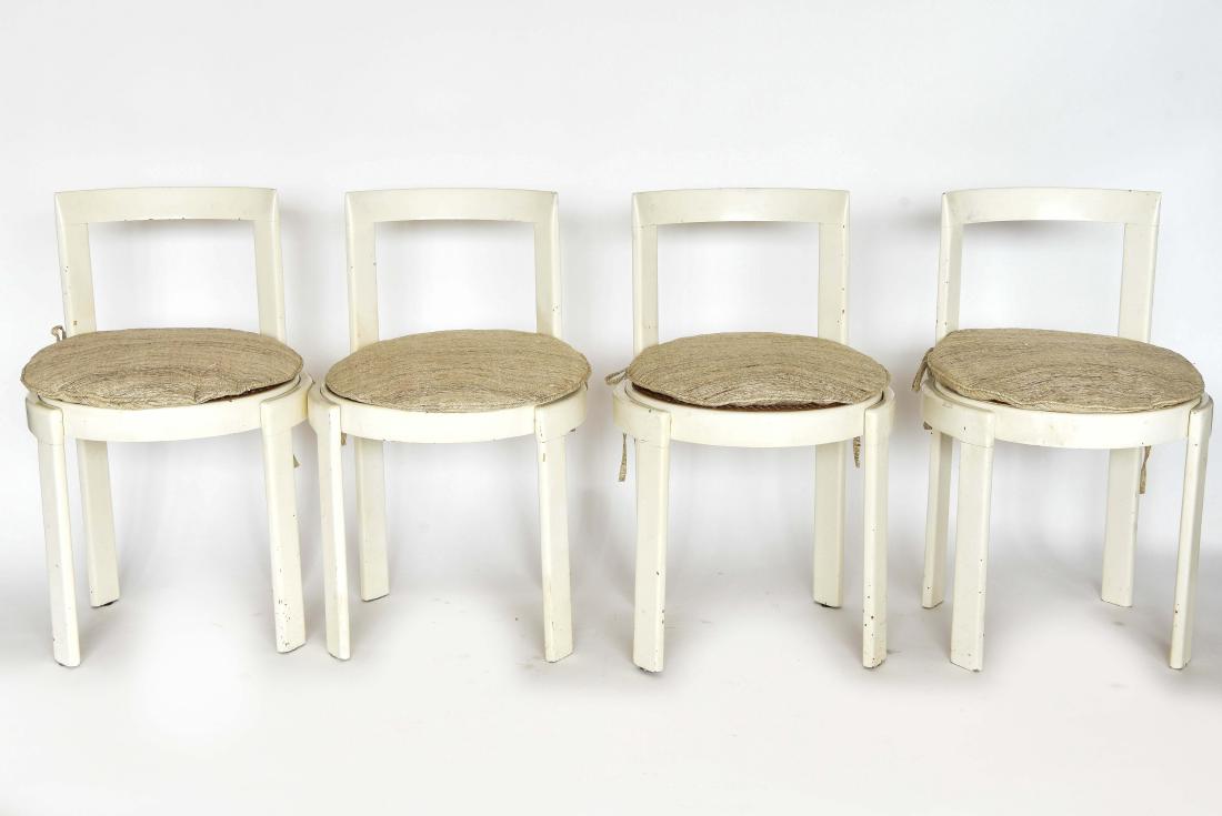 (4) ITALIAN MID-CENTURY CANE SEAT CHAIRS (1 of 9)
