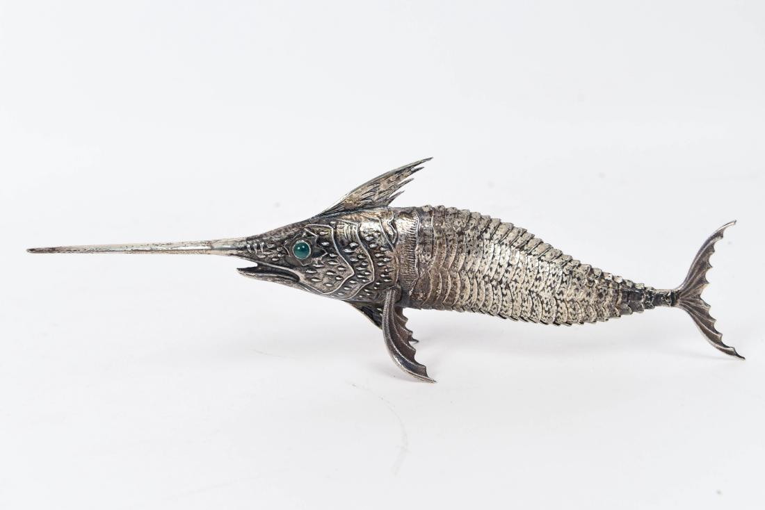 STERLING SILVER ARTICULATED SWORDFISH