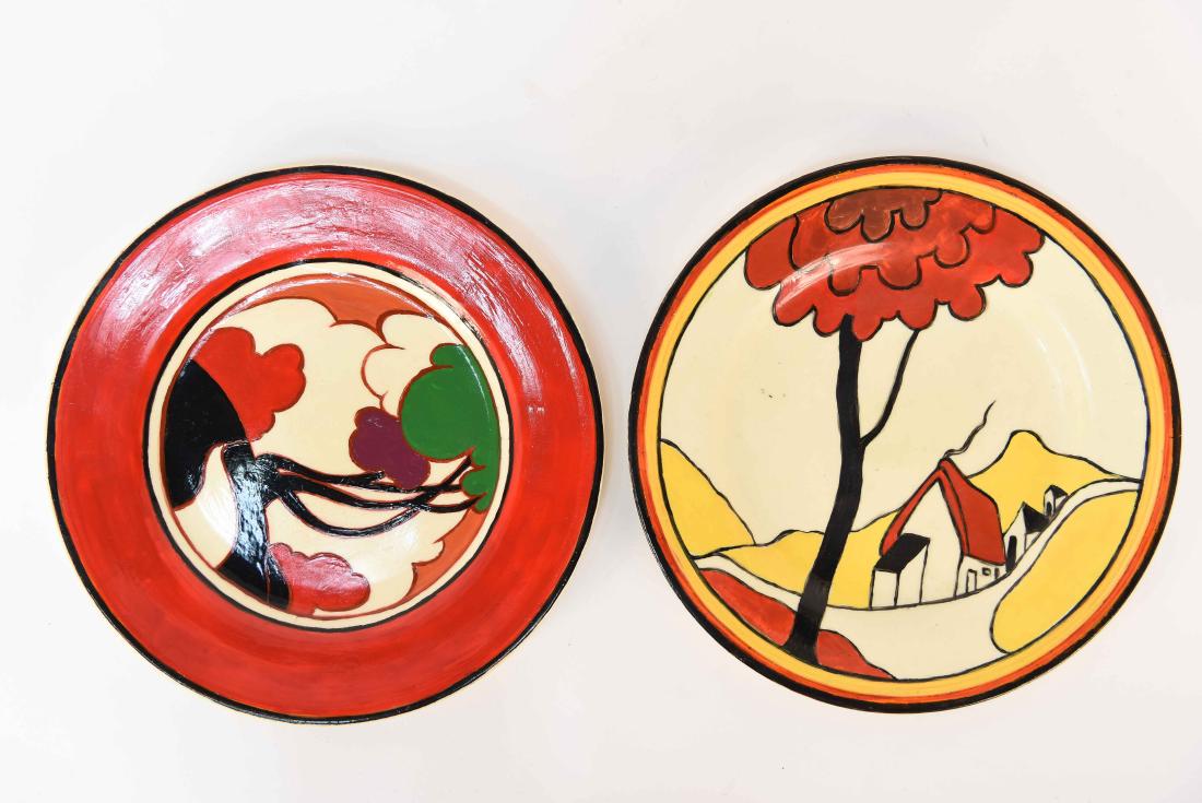(2) CLARICE CLIFF PLATES (1 of 9)