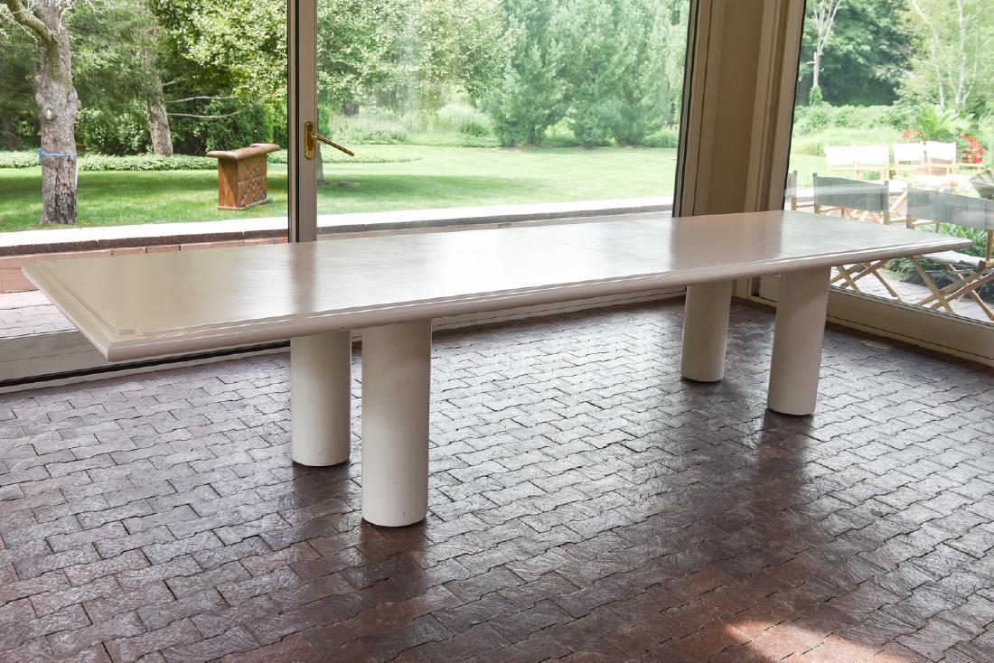 WARREN PLATNER CUSTOM LONG DINING TABLE (1 of 6)