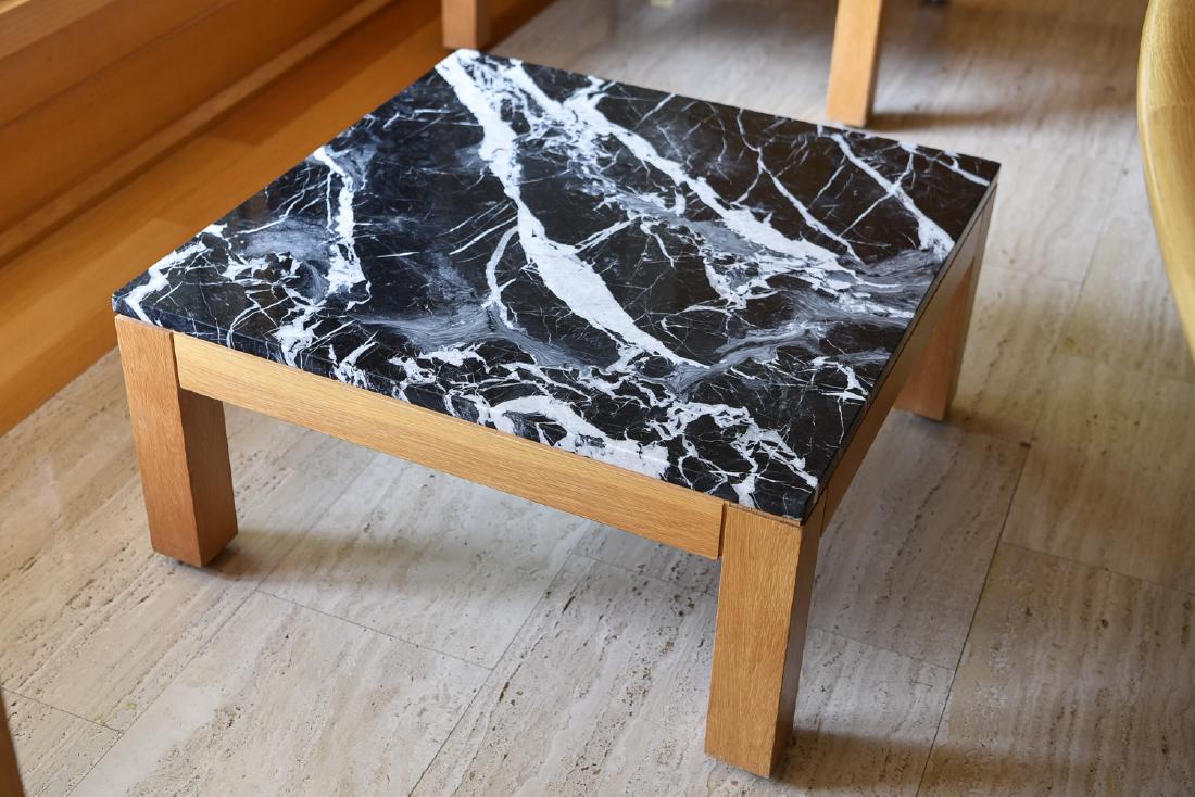 WARREN PLATNER MARBLE TOP COFFEE TABLE (1 of 4)