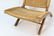 HANS WEGNER STYLE WOVEN ROPE FOLDING CHAIR - 5