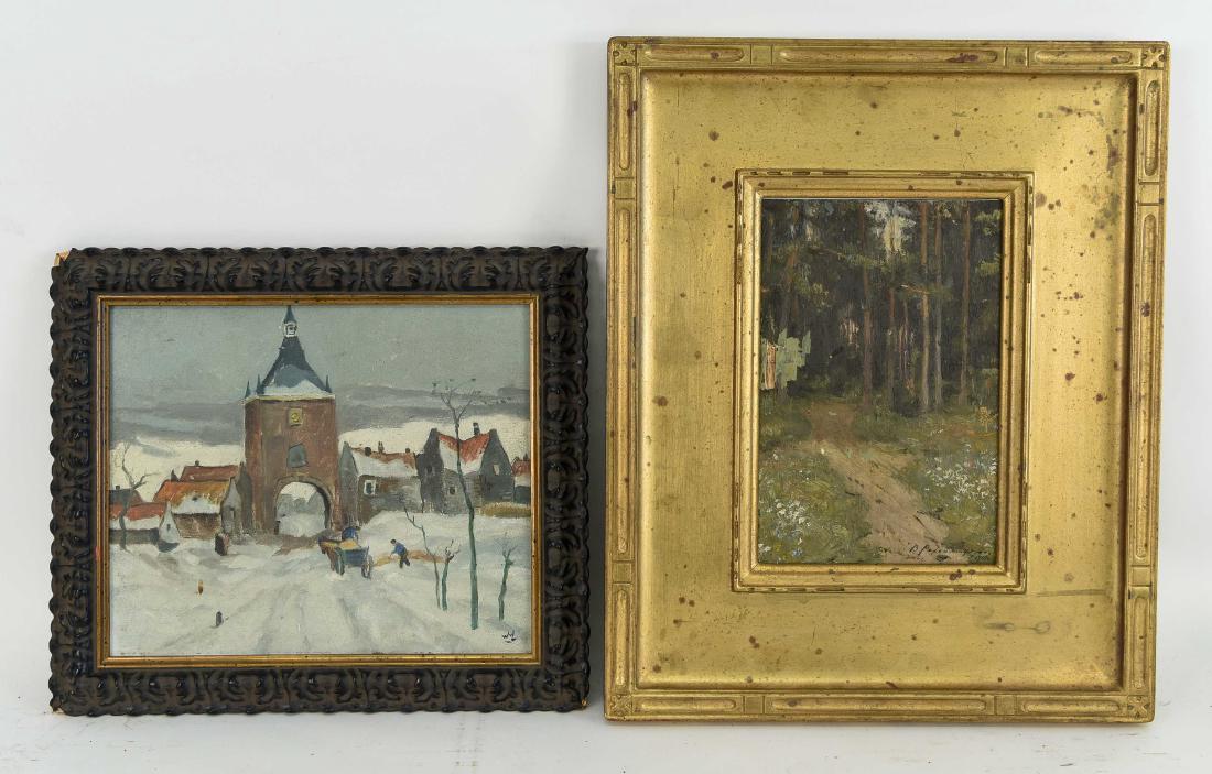 (2) 20TH CENTURY OIL PAINTINGS (1 of 7)