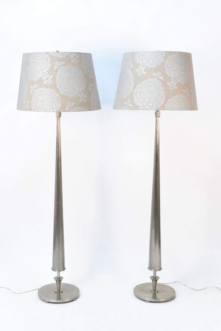 PAIR OF CONTEMPORARY MODERN FLOOR LAMPS (1 of 10)