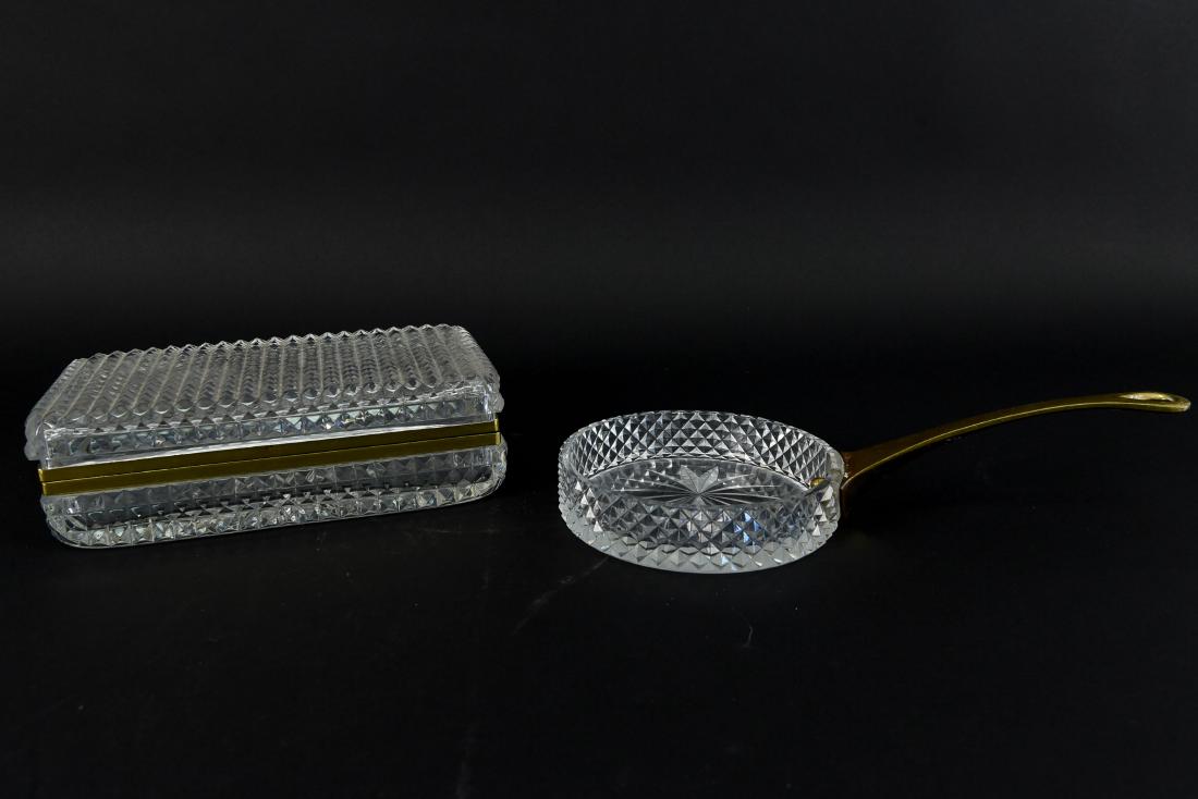 CRYSTAL DRESSER BOX ETC. (1 of 3)