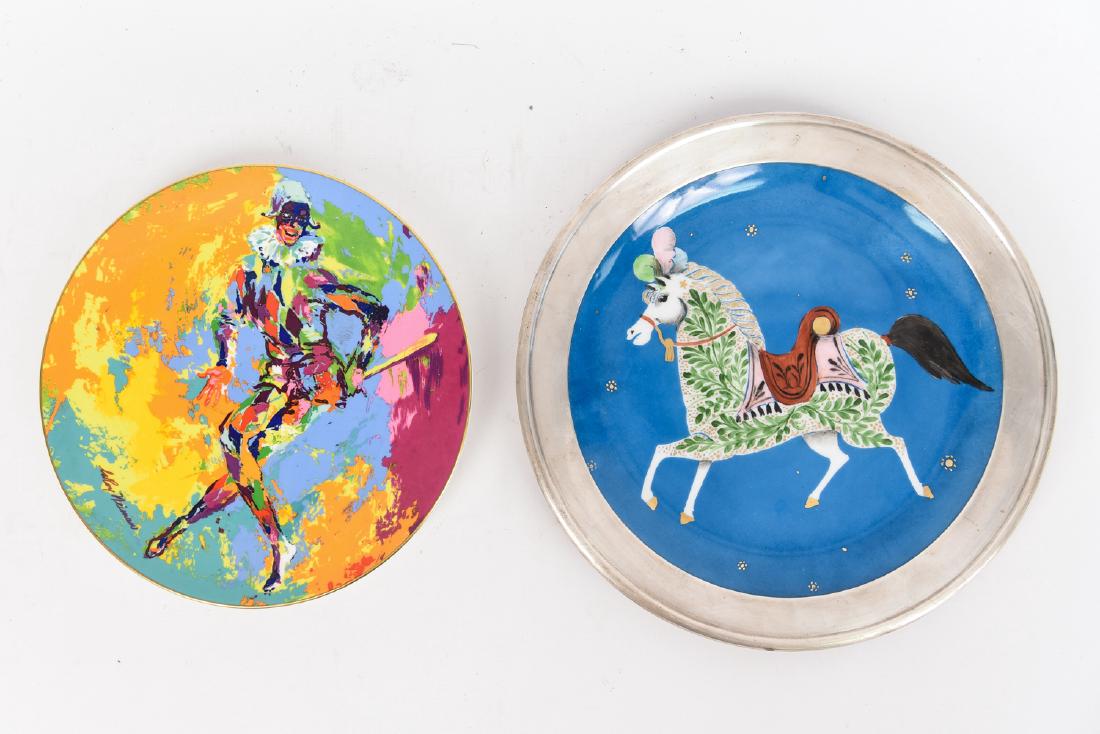 (2) CERAMIC PLATES C.1970'S (1 of 10)