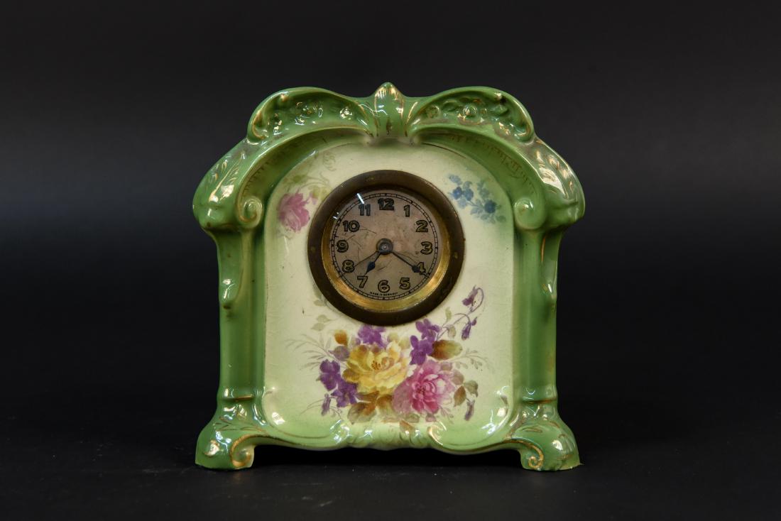 ROYAL BONN PORCELAIN CLOCK (1 of 6)