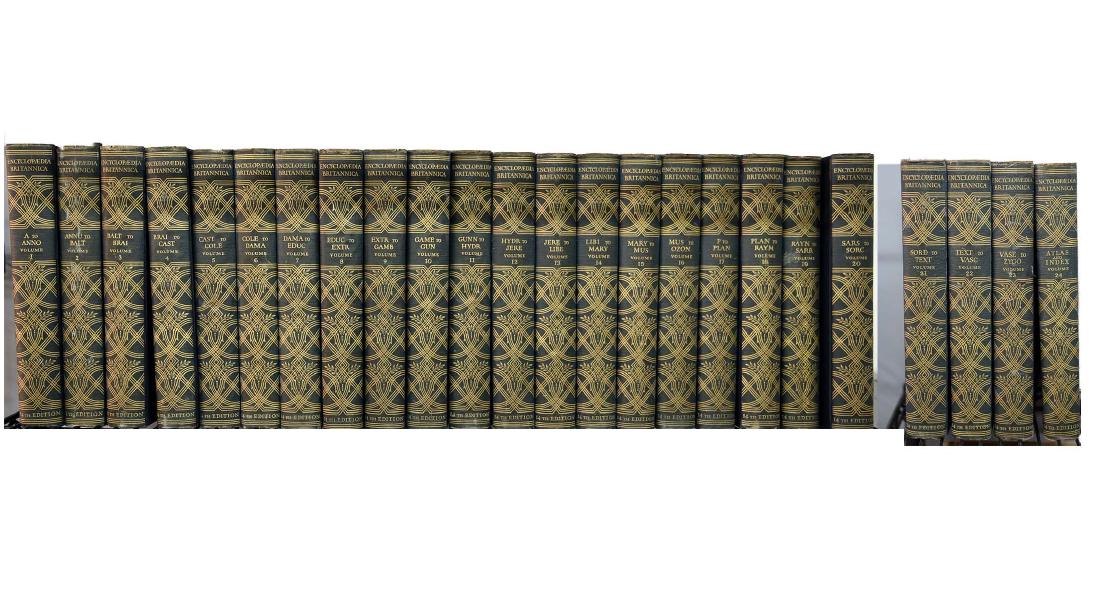 ENCYCLOPEDIA BRITANNICA 14TH EDITION (1 of 5)
