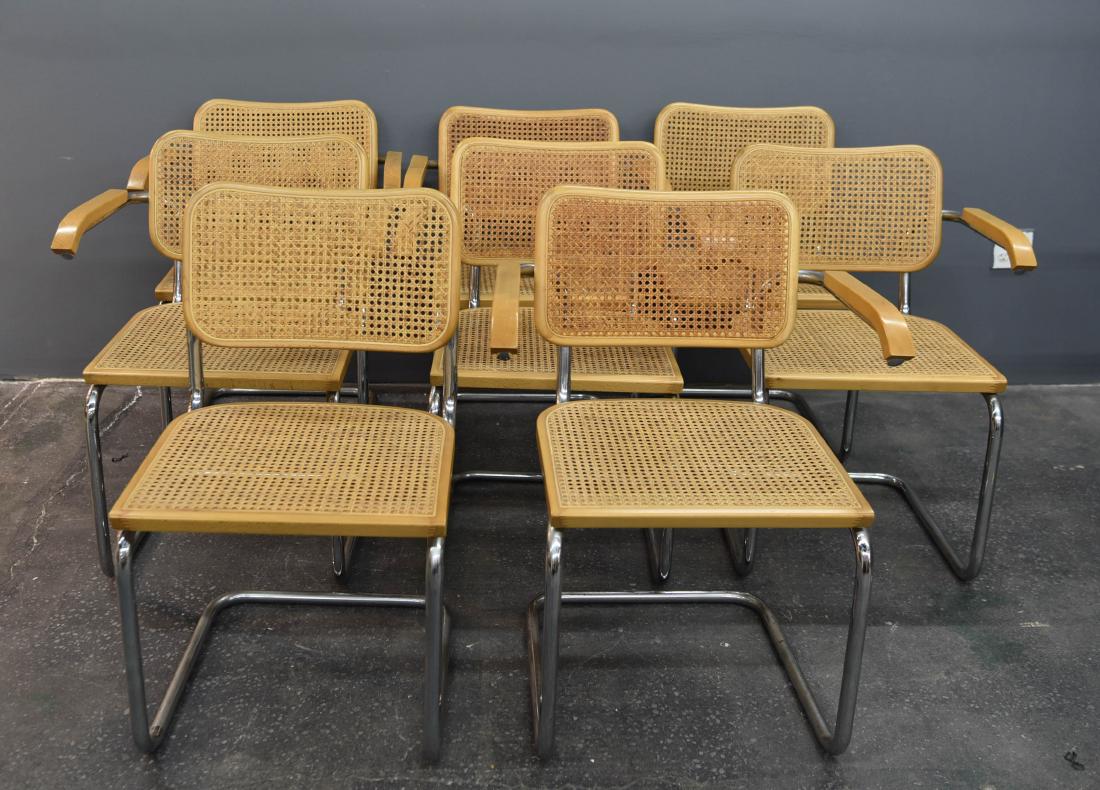 SET OF (8) BREUER CESCA CHAIRS (1 of 9)
