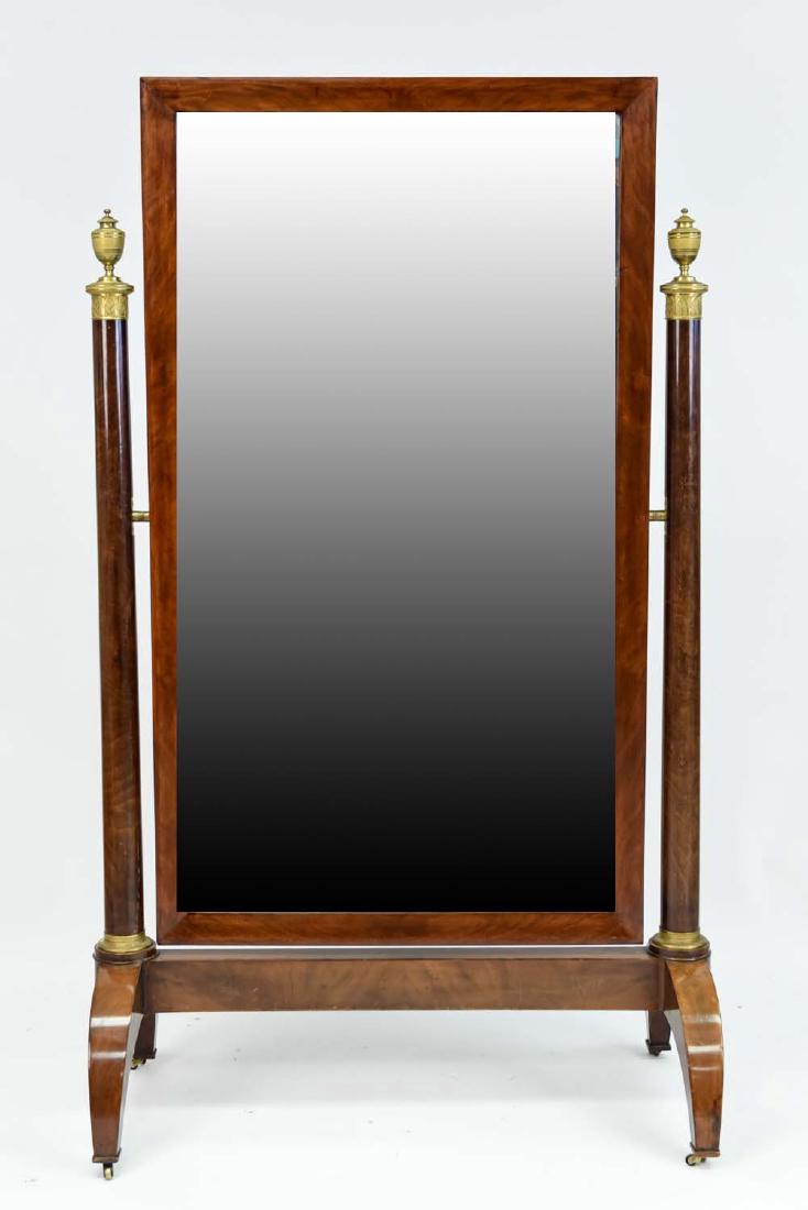 FRENCH CHEVAL MIRROR C. 1815 (1 of 10)