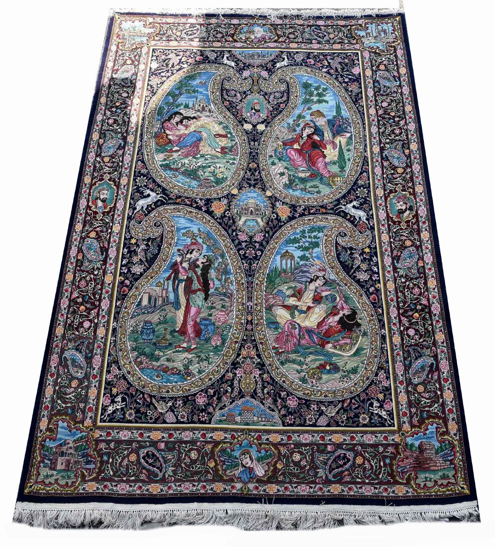 HAND MADE BIBLICAL SCENE RUG (1 of 14)