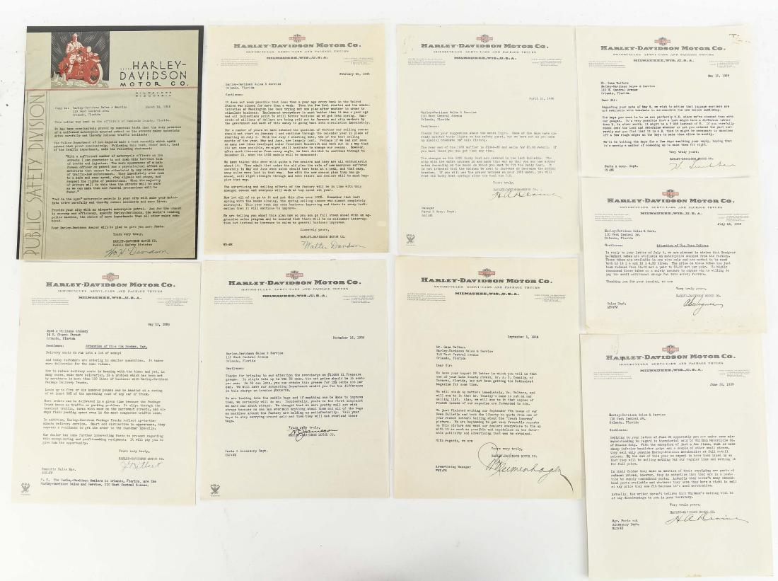 HARLEY DAVIDSON MOTOR CO. DOCUMENTS (1 of 10)