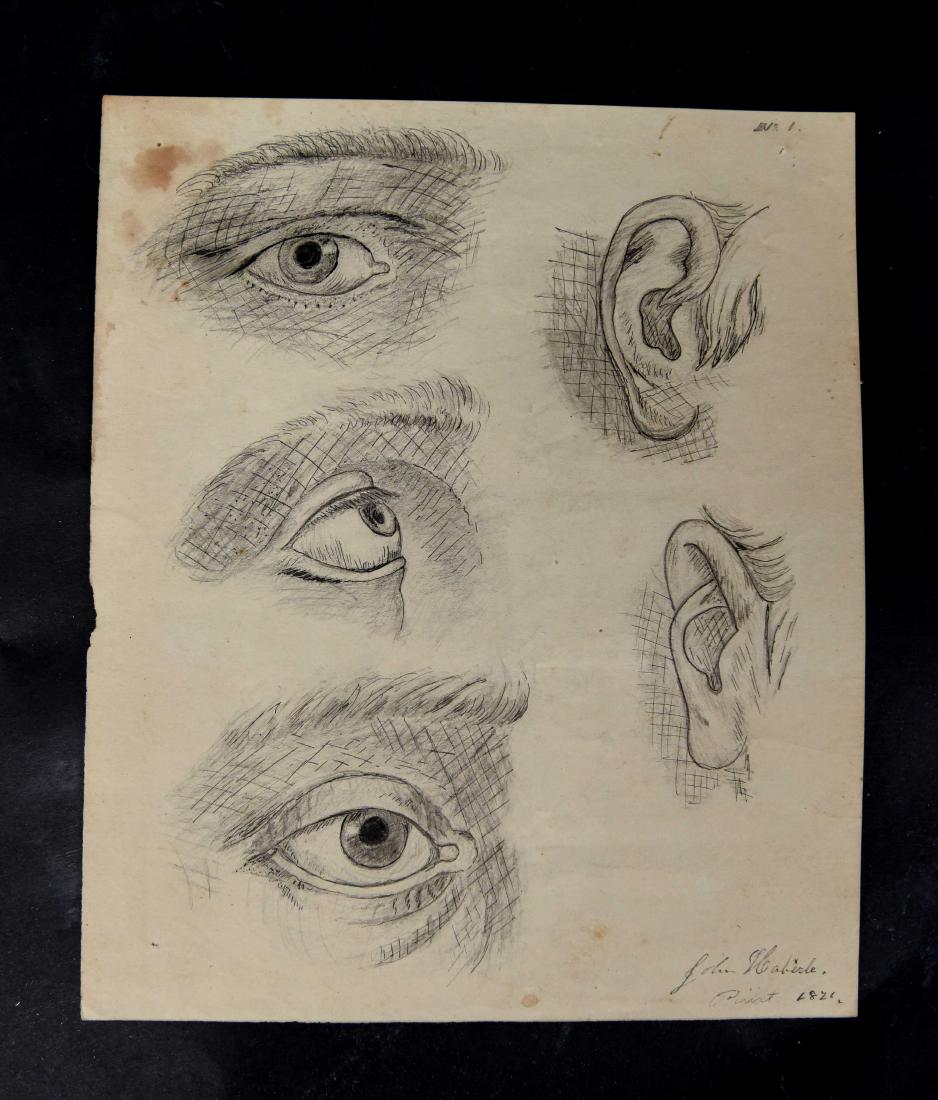 JOHN HABERLE (AMERICAN 1856-1933) DRAWING (1 of 8)