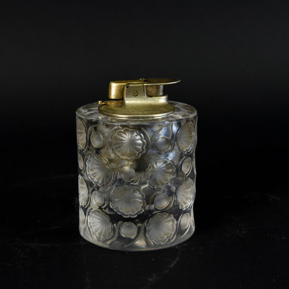 LALIQUE CRYSTAL TABLE LIGHTER (1 of 6)