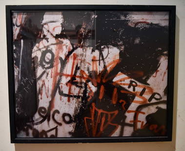 LELAND RICE (AMERICAN 1940-): "R.I.P.". Cibachrome print. 1/6. Dimensions: H 30" x W 40" CRICELE004 / C