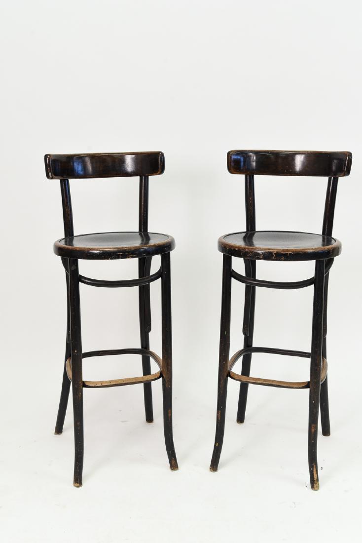 PAIR OF THONET BENTWOOD STOOLS (1 of 10)