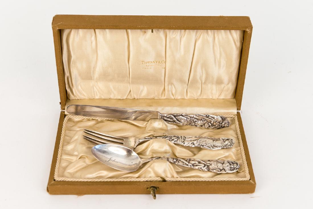TIFFANY & CO STERLING SILVER CHILDS SET (1 of 7)