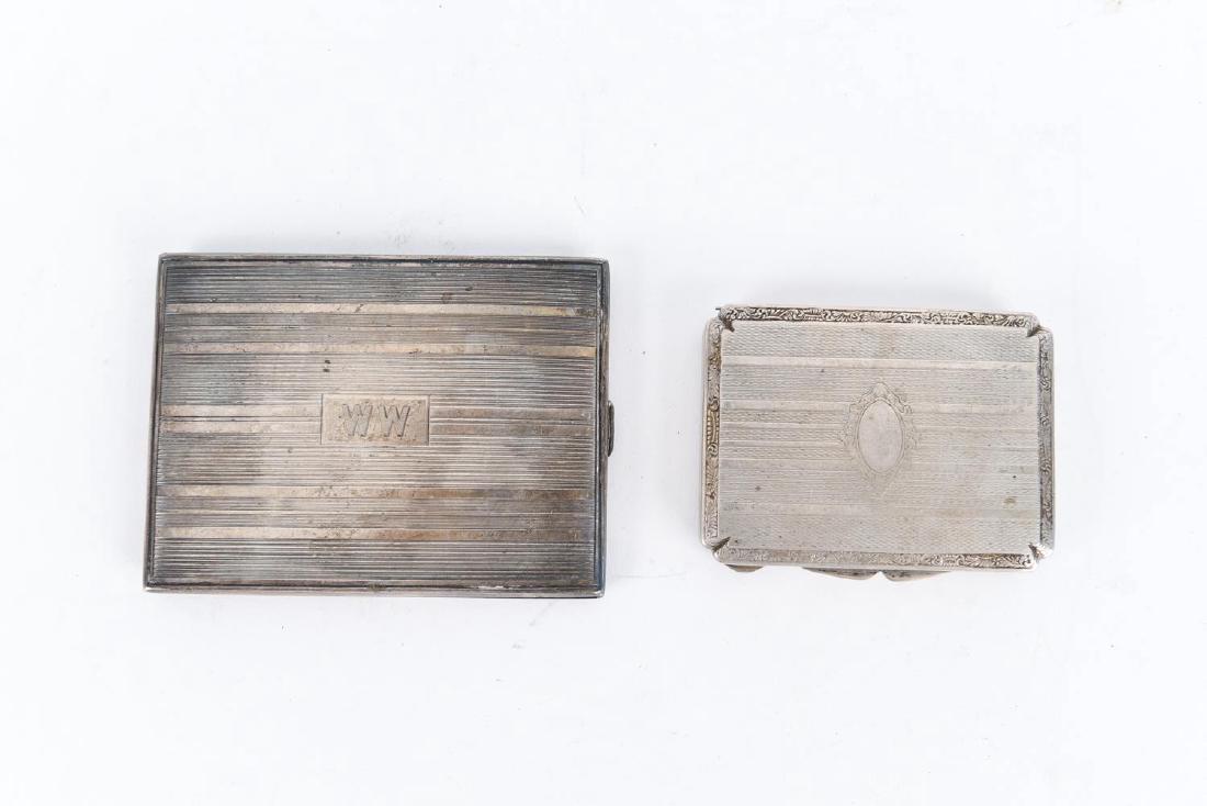 (2) STERLING SILVER CIGARETTE CASES (1 of 6)