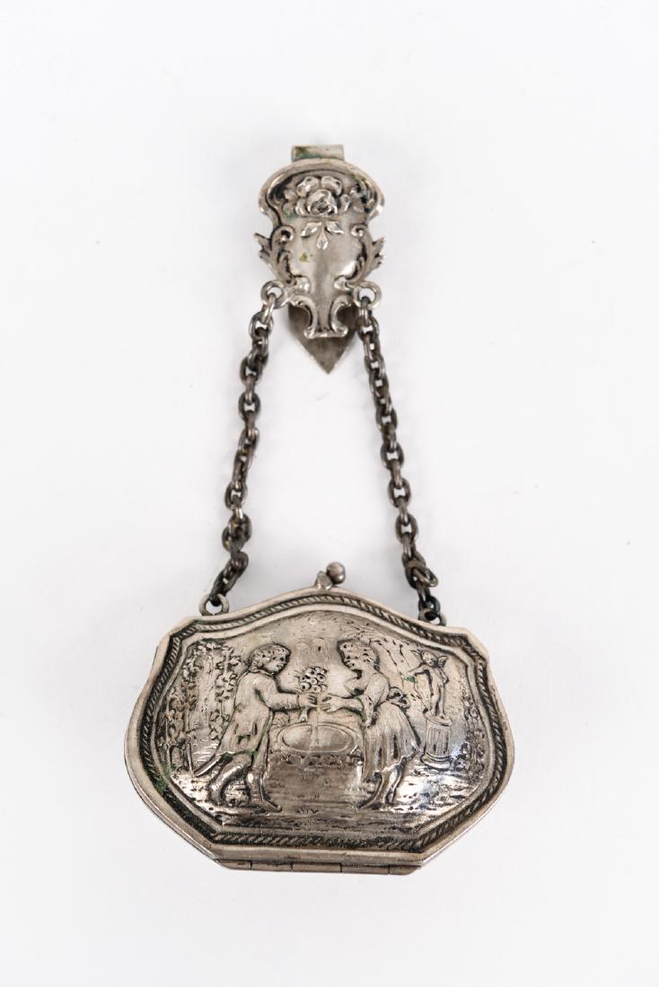SILVER CHATELAINE PURSE (1 of 6)