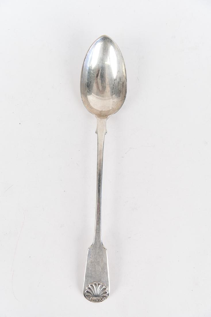 ENGLISH STERLING SILVER SERVING SPOON (1 of 8)