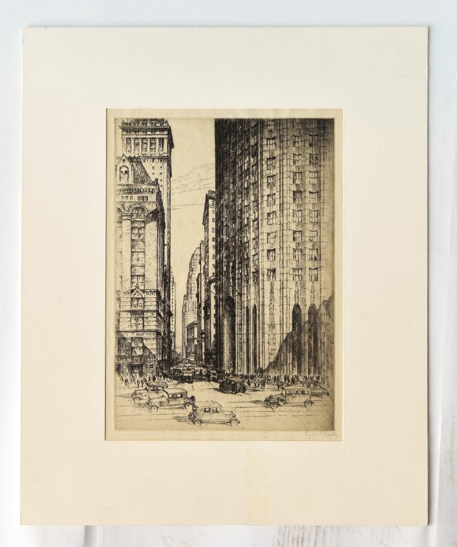 ETCHING VIEW OF WALL STREET NYC (1 of 10)