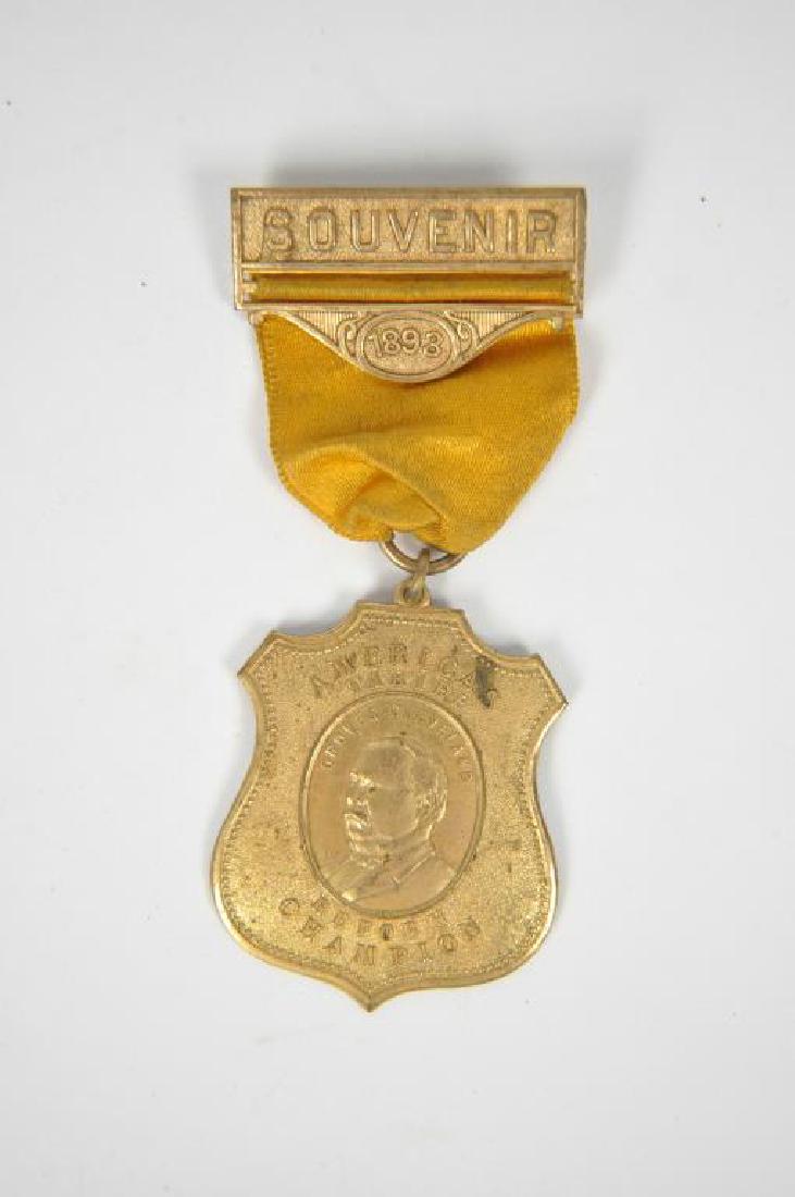 GROVER CLEVELAND 1893 SOUVENIR PIN (1 of 6)