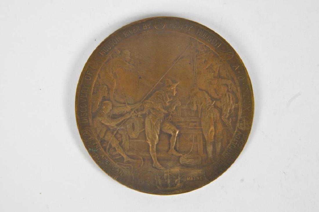 HUDSON-FULTON COMMEMORATIVE BRONZE MEDAL 1909 (1 of 7)