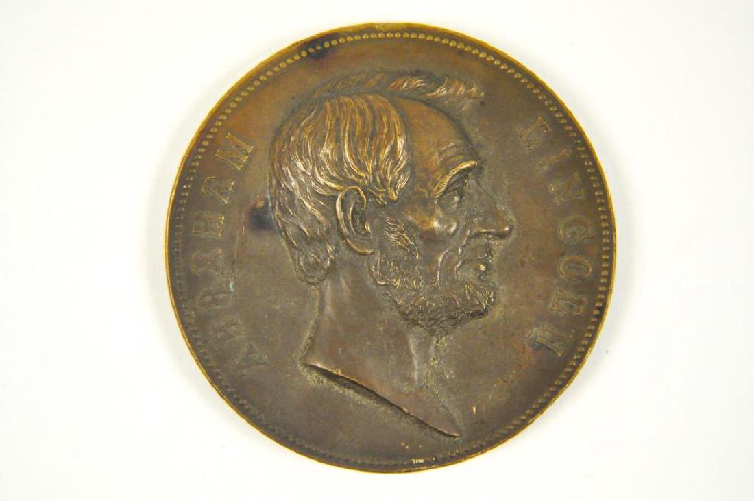 ABRAHAM LINCOLN MOURNING MEDAL (1 of 7)