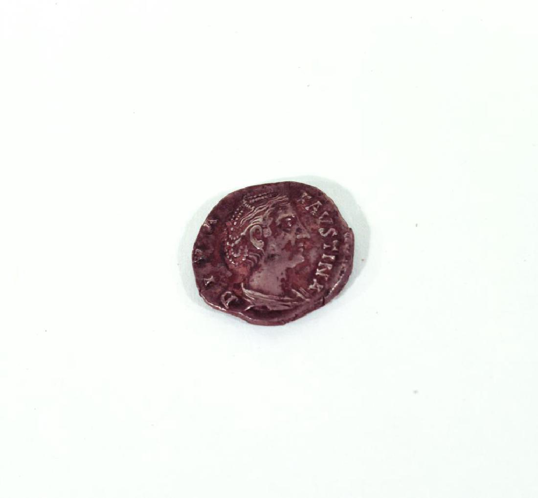 DIVA FAUSTINA ANCIENT ROMAN COIN (1 of 3)