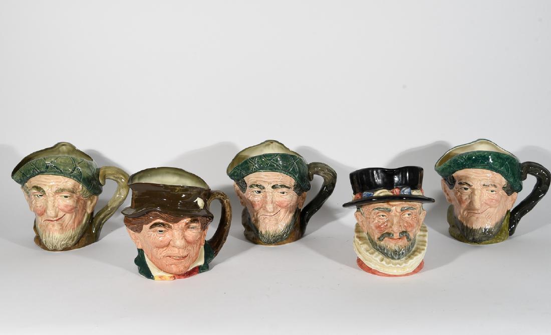 GROUPING OF ROYAL DOULTON TOBY MUGS (1 of 7)