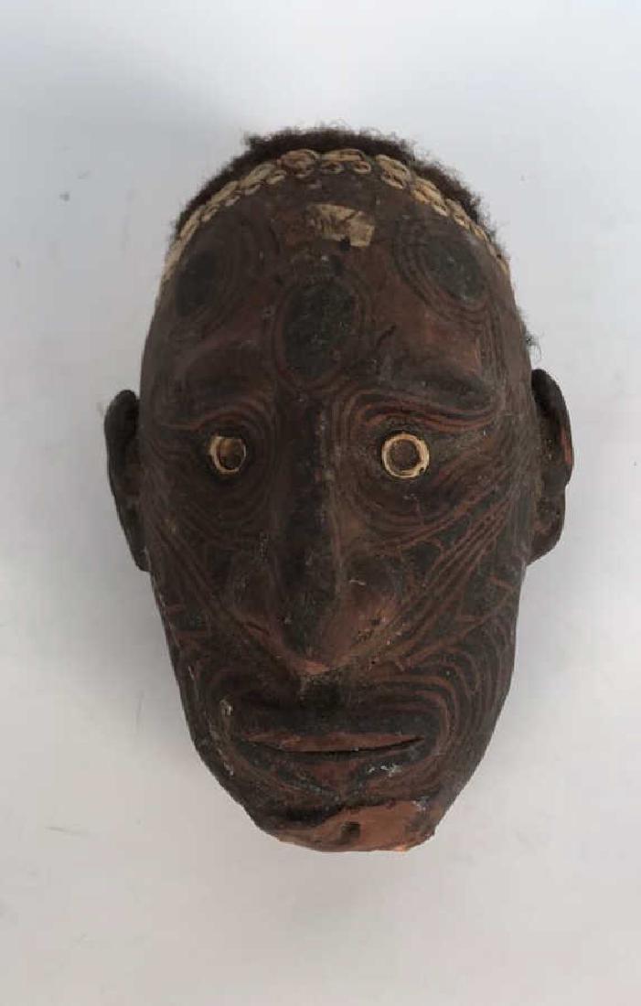 SEPIK PAPUA NEW GUINEA OVER MOLDED HUMAN SKULL (1 of 7)