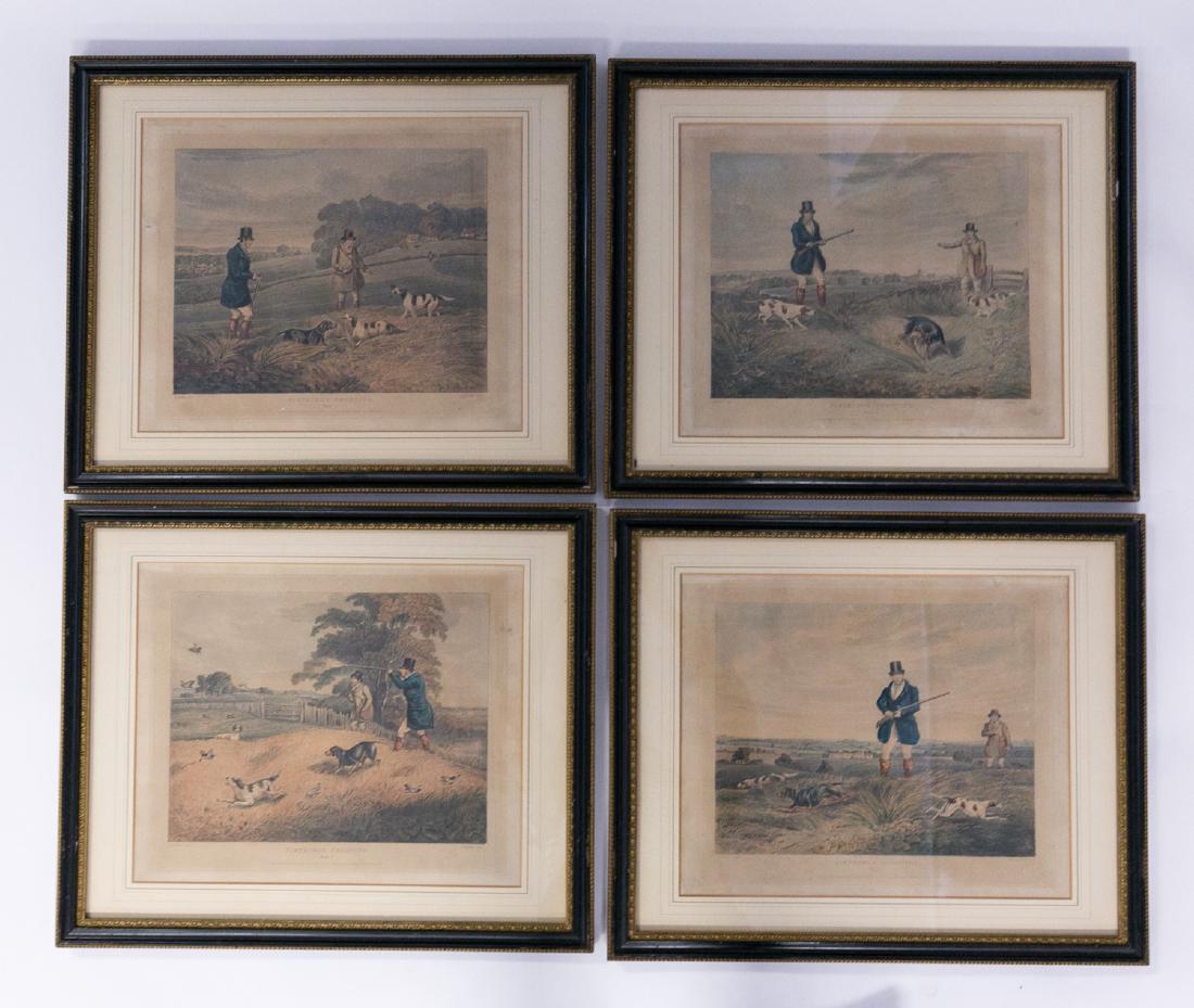 (4) ENGLISH HUNTING PRINTS (1 of 8)