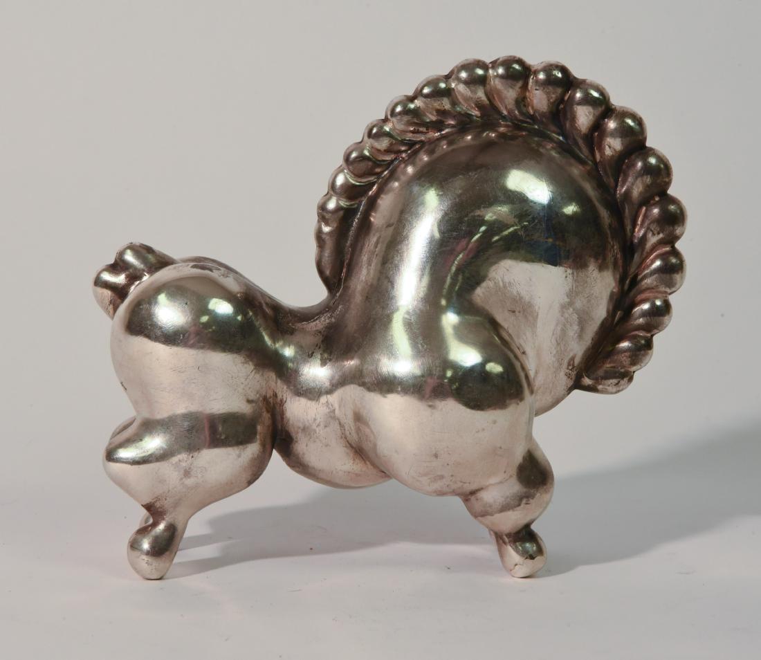 RUSSEL WRIGHT NICKEL PLATED HORSE SCULPTURE (1 of 8)