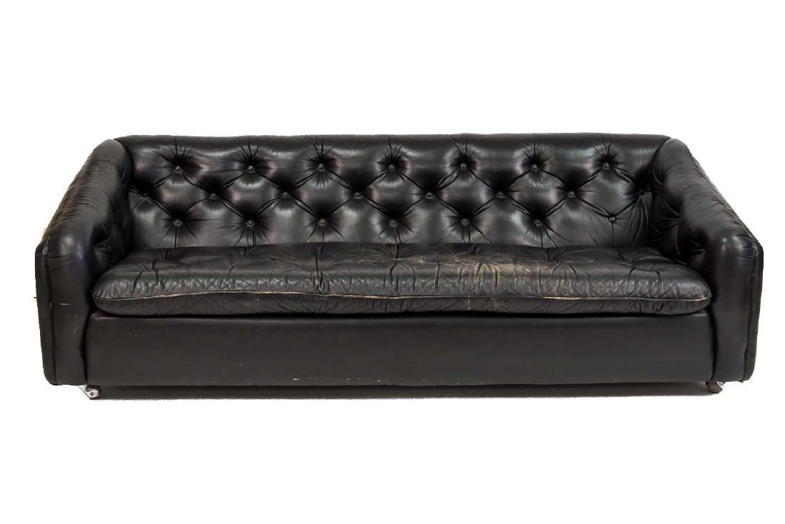 GEOFFREY HARCOUR FOR ARTIFORT TUFTED LEATHER SOFA (1 of 10)