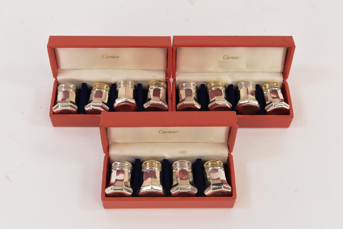 CARTIER STERLING SALT & PEPPER SHAKERS (1 of 6)