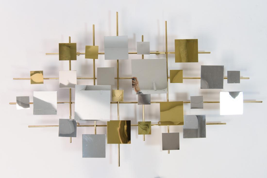 PAUL EVANS STYLE METAL WALL SCULPTURE (1 of 8)