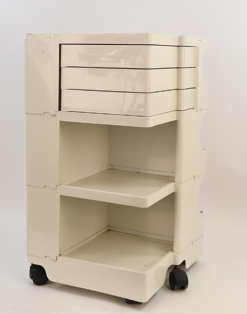 SIGNED COLOMBO CART: Signed on lower shelf. Dimensions: H 29" x W 15" x D 17" Condition: Few light scuffs.