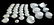 BJORN WIINBLAD FOR ROSENTHAL PORCELAIN SERVICE
