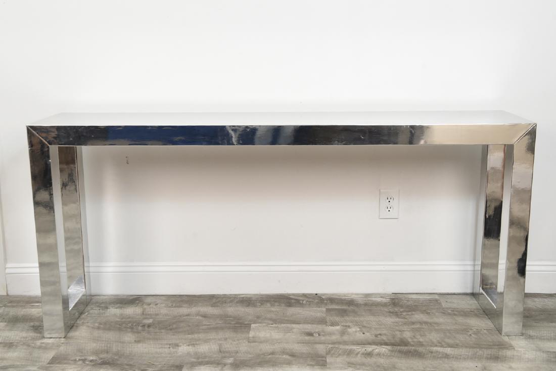SILVER CONSOLE TABLE (1 of 7)