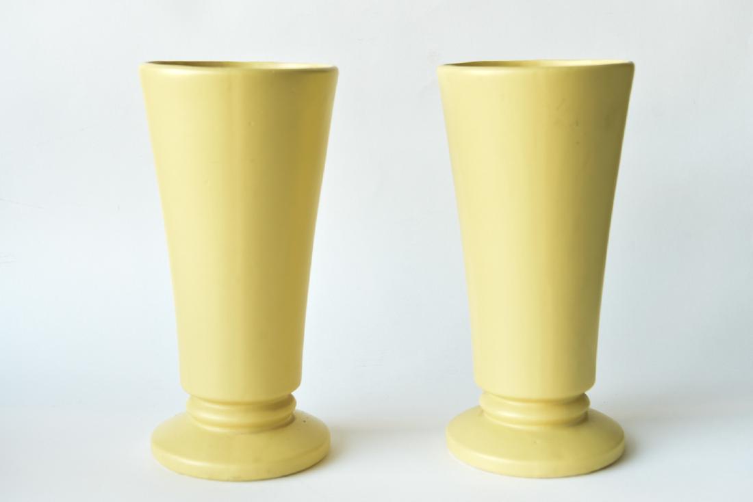 PAIR OF LARGE MCCOY CERAMIC VASES (1 of 8)