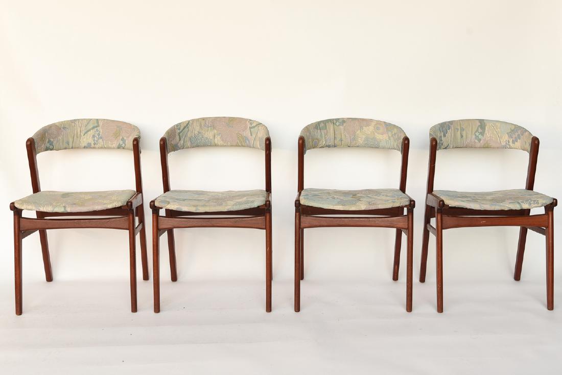 (4) TEAK DANISH SIDE CHAIRS (1 of 9)