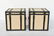 PAIR OF SMALL TRUNK END TABLES - 2