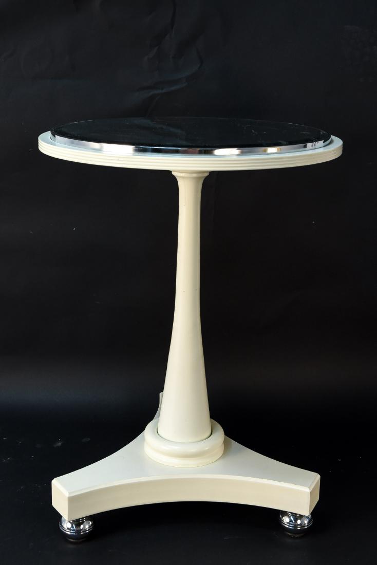 GLASS TOP SIDE TABLE (1 of 9)