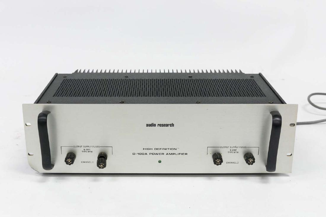 AUDIO RESEARCH D-100A POWER AMPLIFIER (1 of 7)