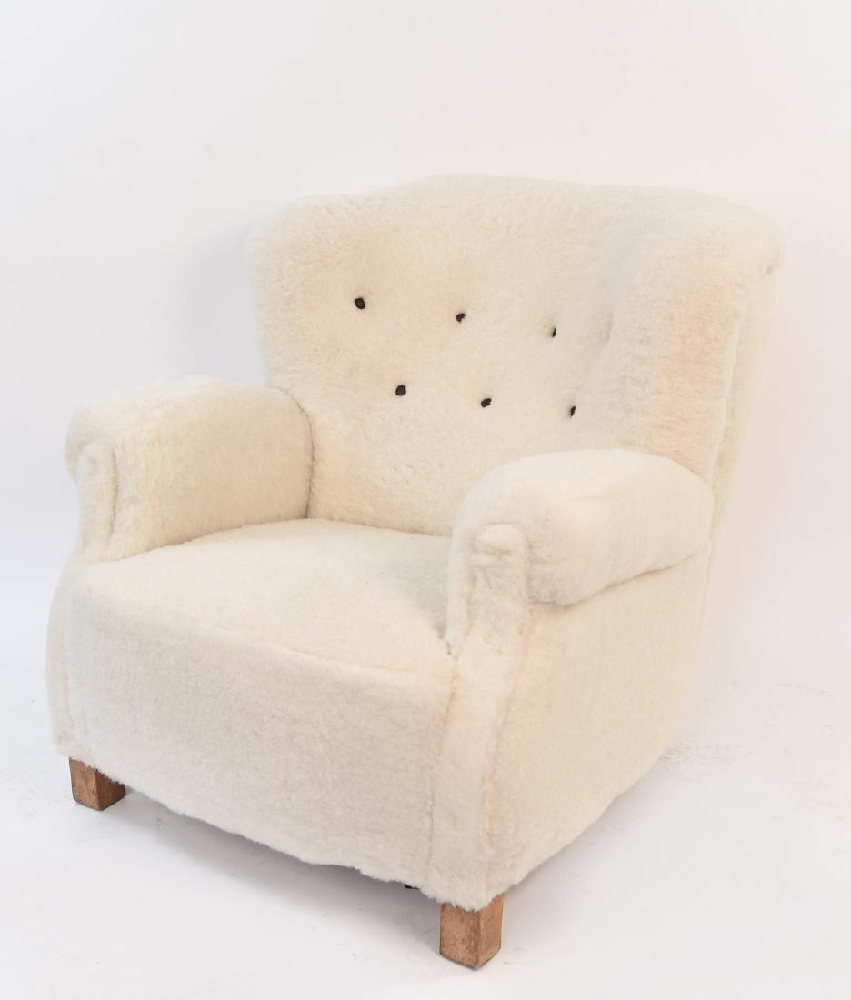 FRITZ HANSEN 1492 DANISH HIGHBACK LOUNGE CHAIR (1 of 11)