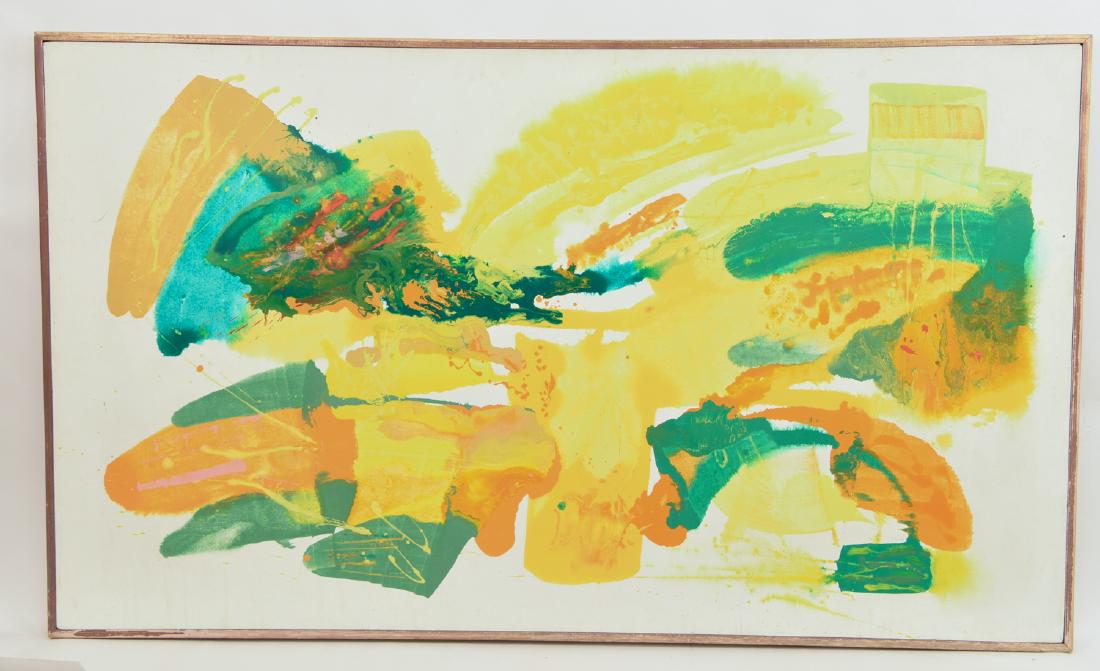 LARGE ABSTRACT OIL ON CANVAS (1 of 10)