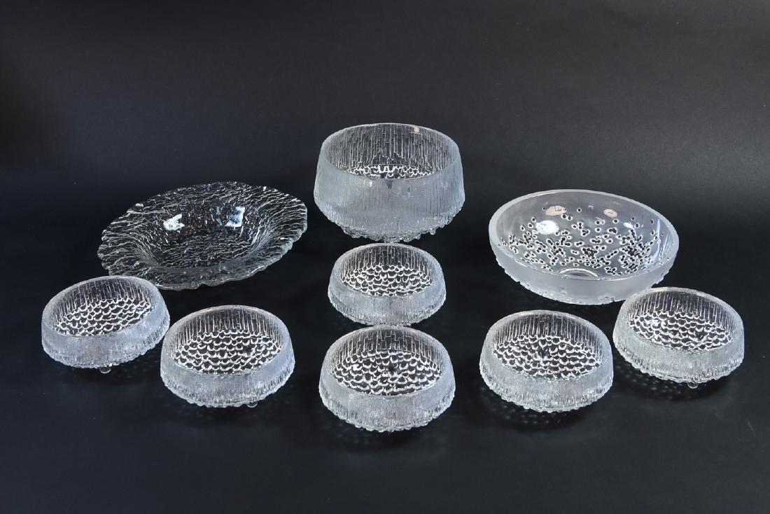 SCANDINAVIAN ICE GLASS GROUPING (1 of 12)