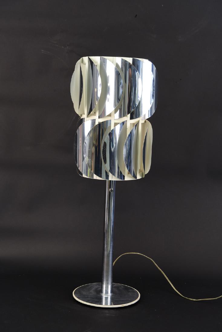 1970'S MODERN CHROME TURBINE LAMP (1 of 8)