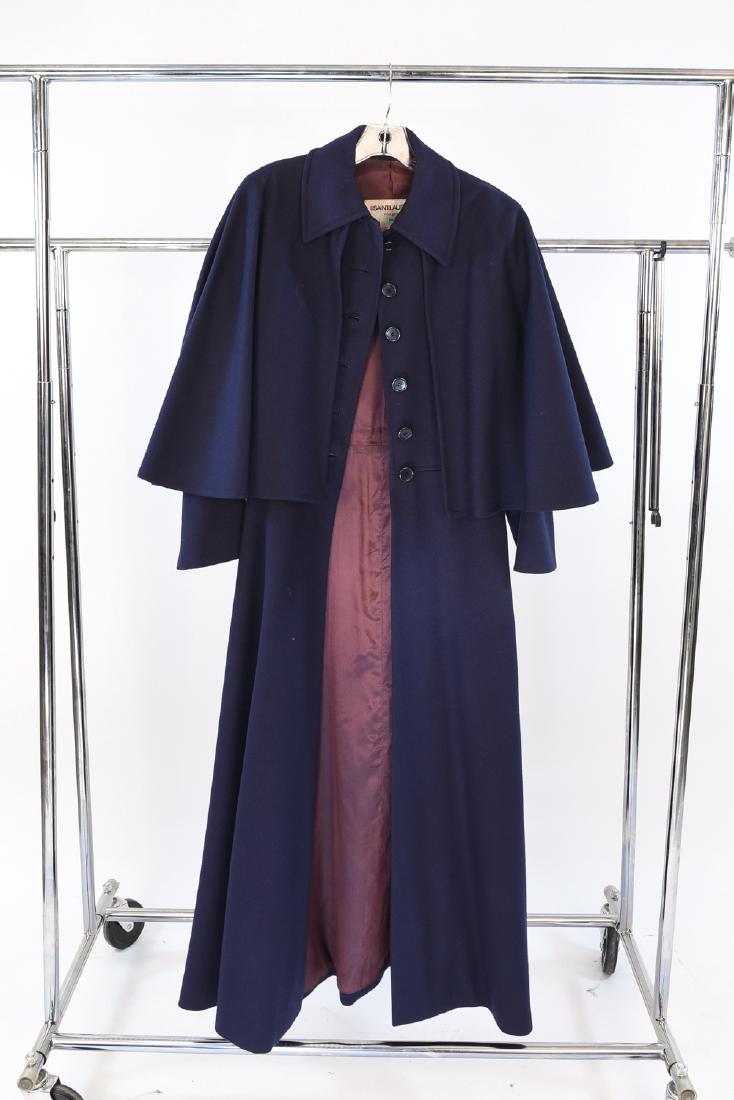 VINTAGE YVES SAINT LAURENT WOOL FULL LENGTH COAT (1 of 7)