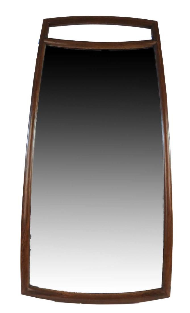 MID CENTURY JOHN STUART WALNUT MIRROR (1 of 9)